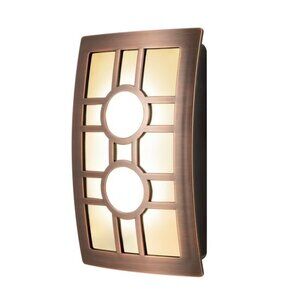 GE CoverLite LED Plug-In Night Light, Dusk to Dawn, Bronze Outlet Cover